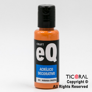 ACRIL.DECOR.EQ 601 NARANJA ORIENTAL 50ML X 1